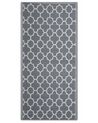 Tapis d'extérieur gris 90 x 180 cm SURAT_716310