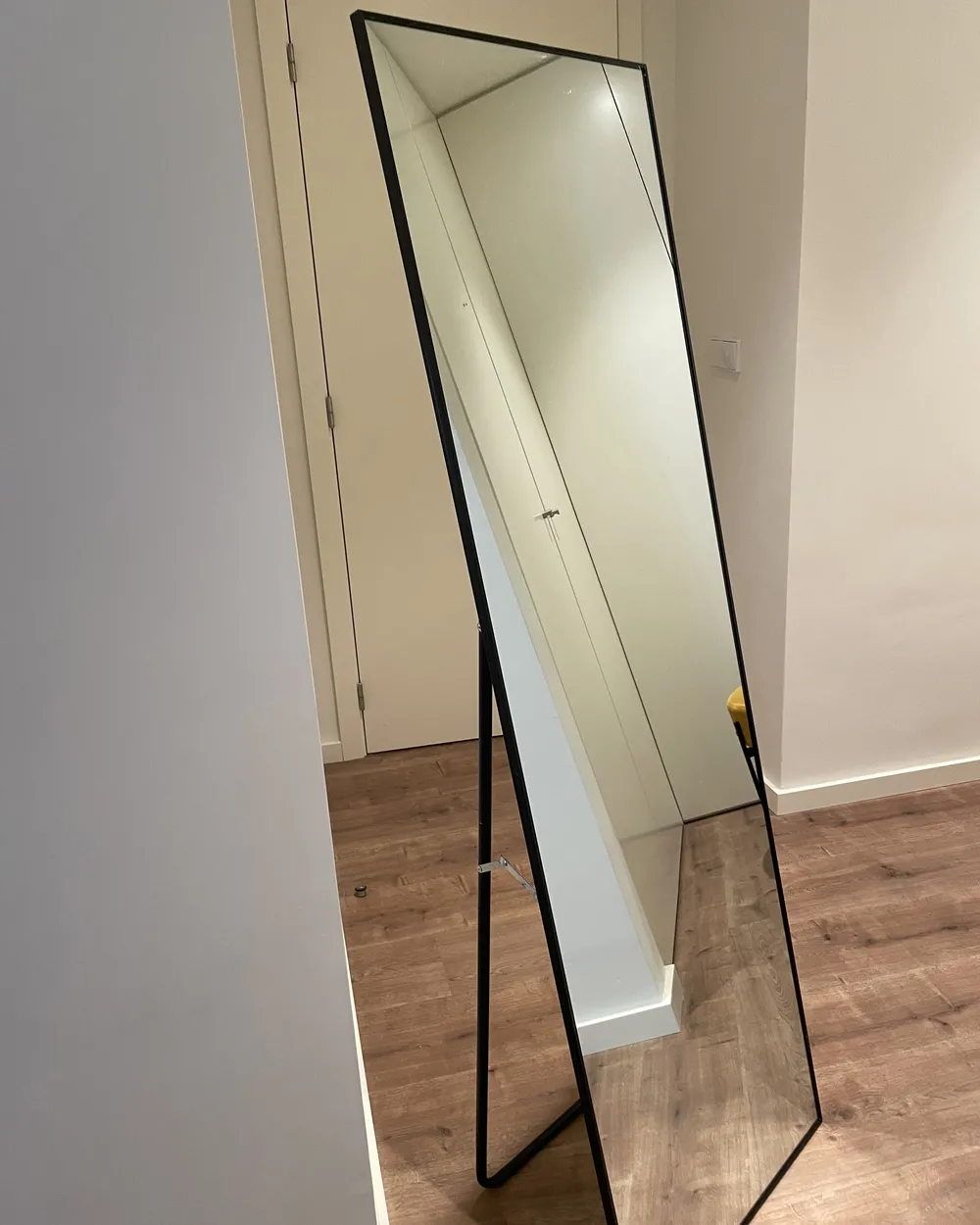 Standing Mirror BEAUVAIS 156 cm Metal Black_913395