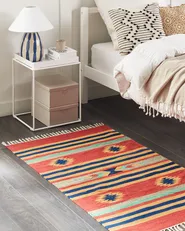 Dywan HATIS Kolorowy 80 x 150 cm Kilim Bawełna_869520