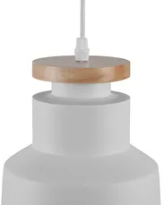 Lampadario NEVA Metallo Bianco_688343