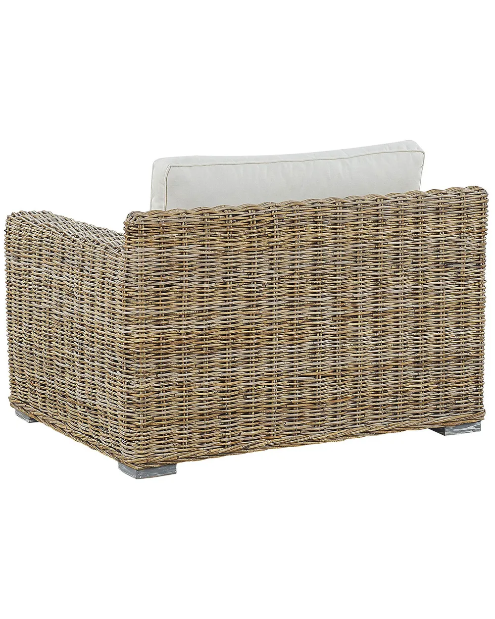 Poltrona da giardino ARDEA Rattan Marrone chiaro_785366