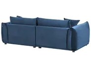 Canapé 3 places LUVOS Velours Bleu foncé_970582