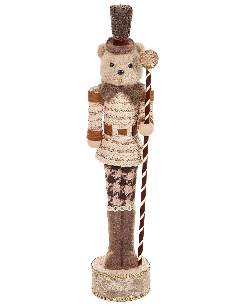 Set of 2 Figurines HAMARI 66/68 cm Bear Reindeer Beige_1156746