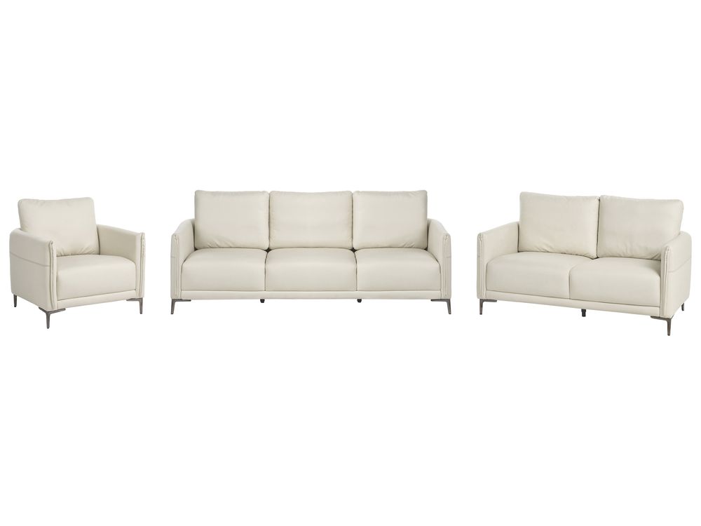 Ensemble de salon 6 places CILENS Tissu Beige clair