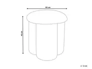 Puf CARRINGTON Boucle Złamana biel_897800
