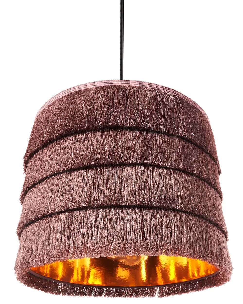 Pendant Lamp SUAPURE Fabric Pink_955326