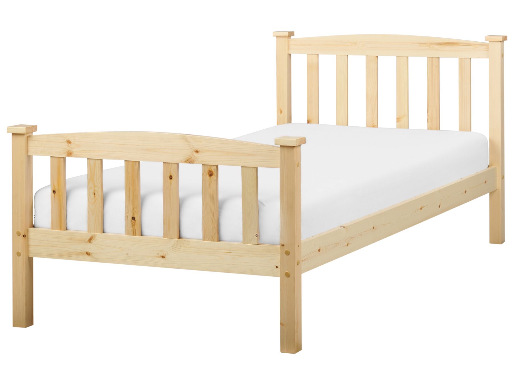 Łóżko drewniane 90 x 200 cm jasne GIVERNY_918158