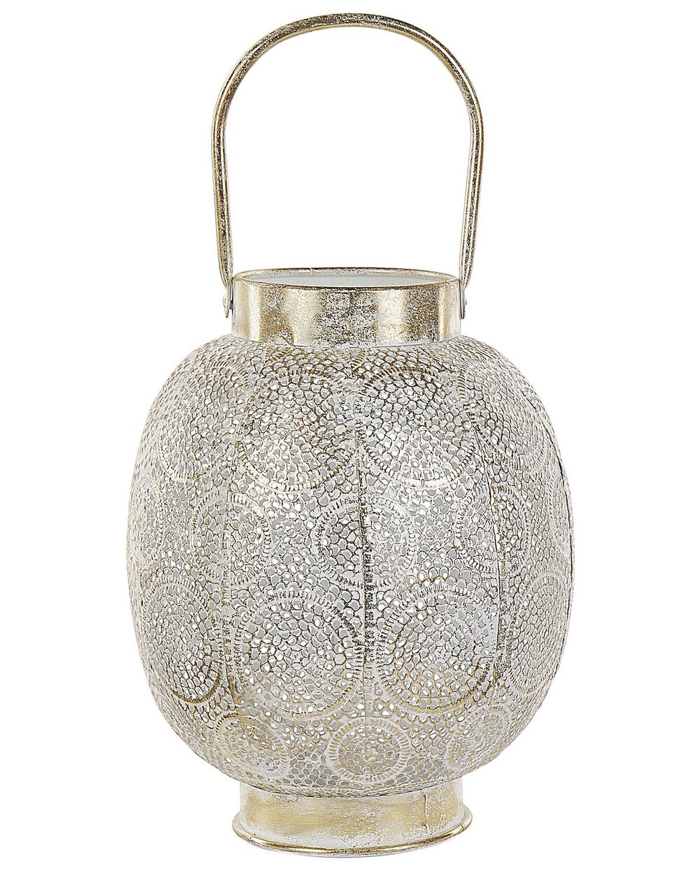 Lampáš LANTAU 30 cm Kov Zlatá