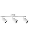 3 Light Spotlight NYANDO Metal White