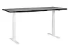 Biurko regulowane elektrycznie DESTINES 180 cm x 80 cm Czarny/ biały