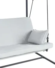 Patio Swing MARSCIANO Metal Light Grey_961244