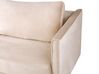 Velvet Sofa Bed with Storage Beige EKSJO _848878