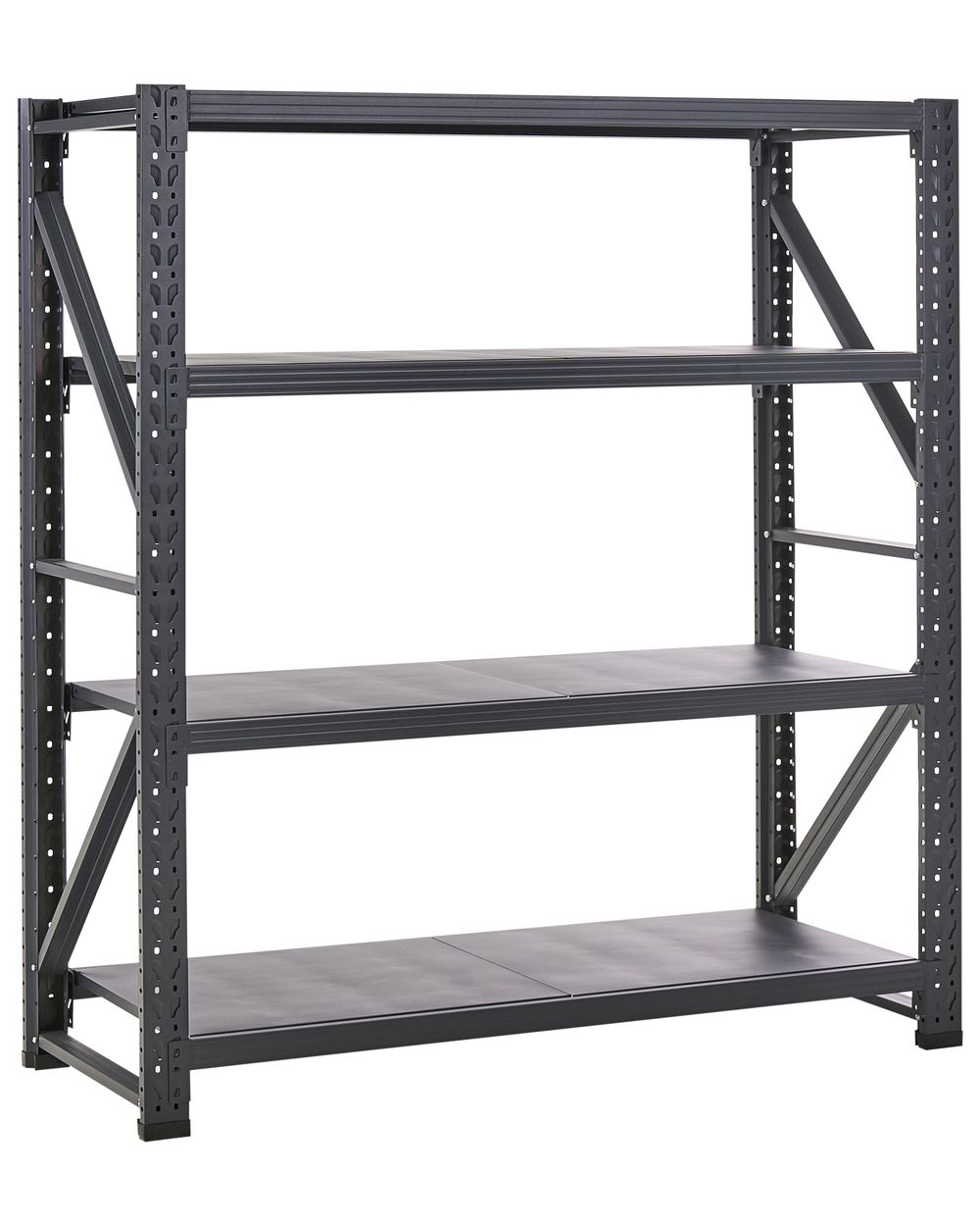 Estante de garagem FIUGGI 200 cm 200 cm Metal Preto