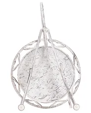 Kwietnik VETCH 58 cm Metal Złamana biel_1093892