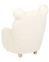 Teddy Kids Armchair Bear White MELBU_886815