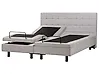 Adjustable Bed Fabric DUKE 180 x 200 cm (EU Super King) Light Grey