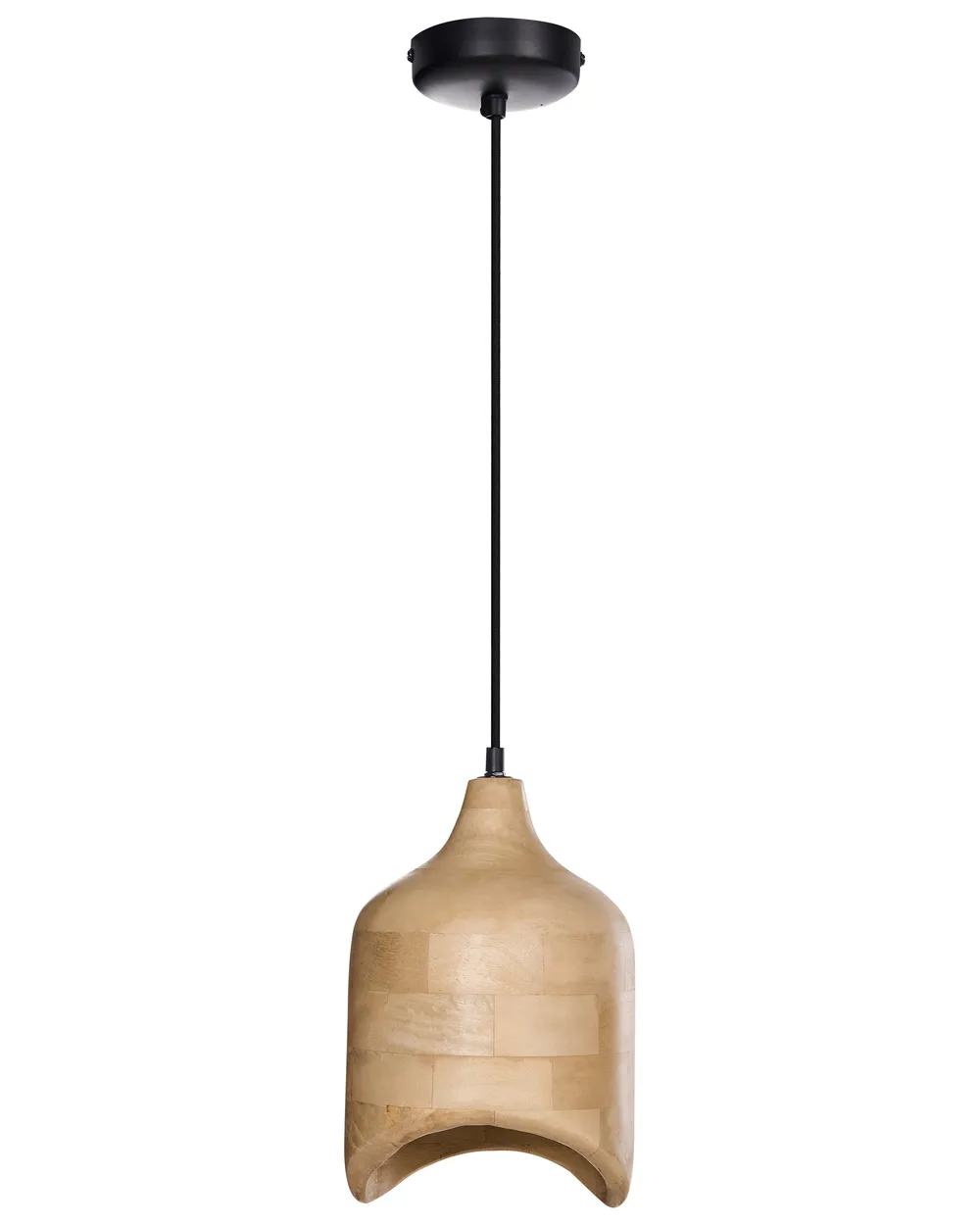 Pendant Lamp PANDU Mango Wood Light Brown_986442