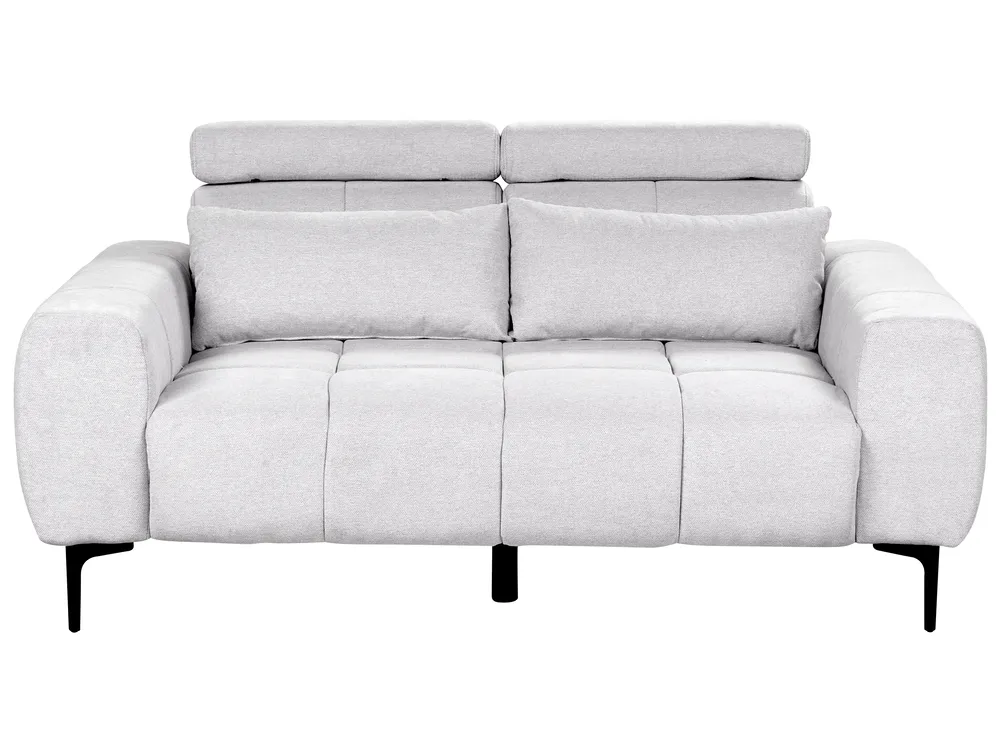 Sofa dla 2 osób VEGAMO Jasnoszary_925033