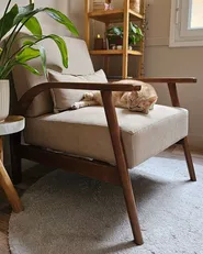 Poltrona SKARA Tessuto Beige_1159213
