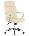 Executive Chair WINNER Faux Leather Light Beige