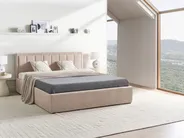 Ottoman Bed MONTLAUR Boucle Beige 160 x 200 cm (EU King Size)_958526