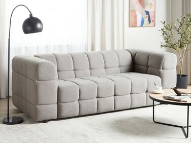 3-seters sofa bouclé Grå MULLOLA