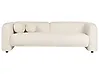 Sofa 3 Seater LEIREN Velvet Off-White