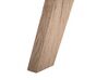 Szafka dwudrzwiowa jasne drewno z białym MILO_749580