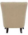 Fabric Armchair Beige VIBORG II_708359