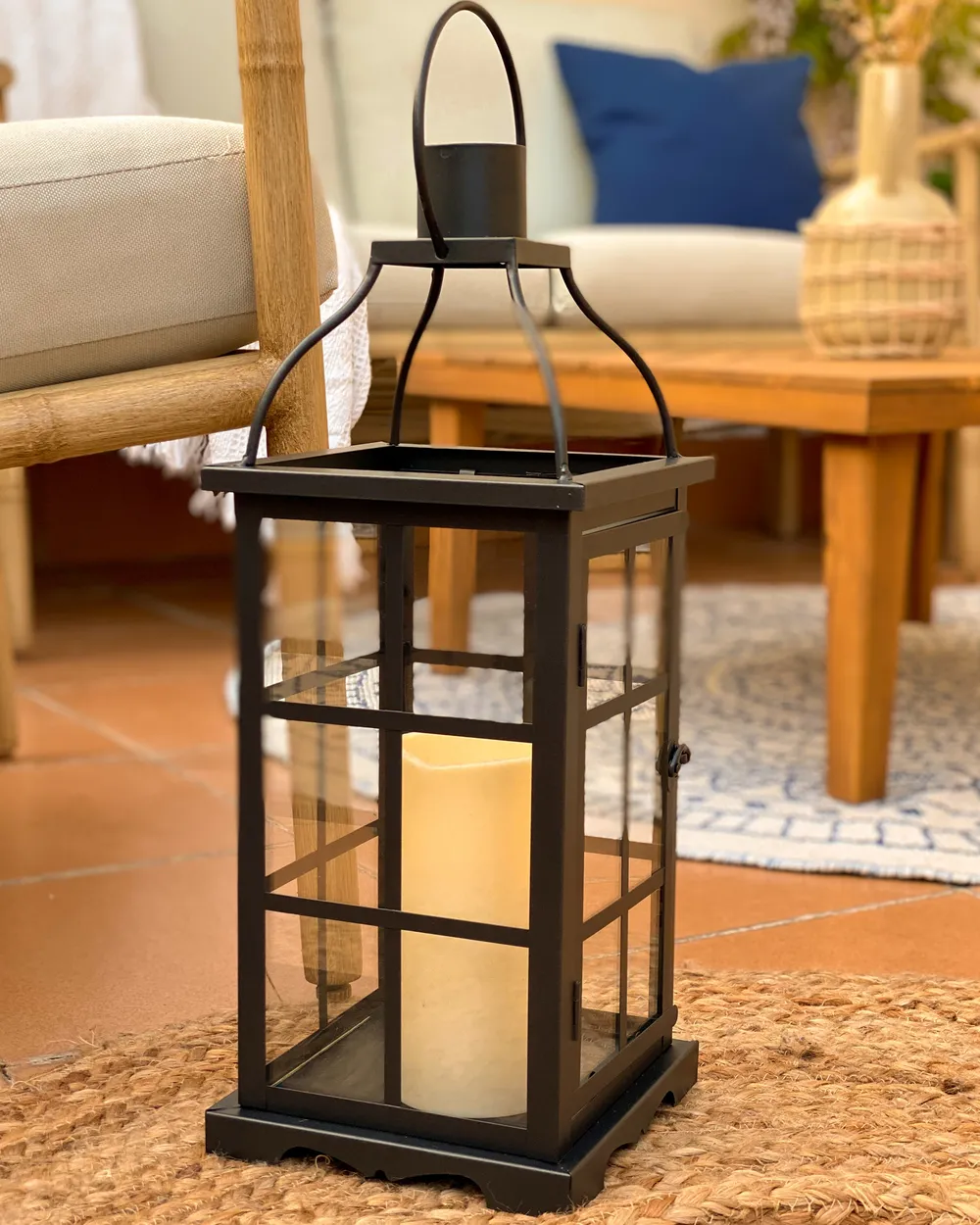 Lampion CLARA 42 cm Metal Czarny_925860
