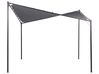 Pawilon ogrodowy AVENTINE 300 cm 300 cm Metal Ciemnoszary