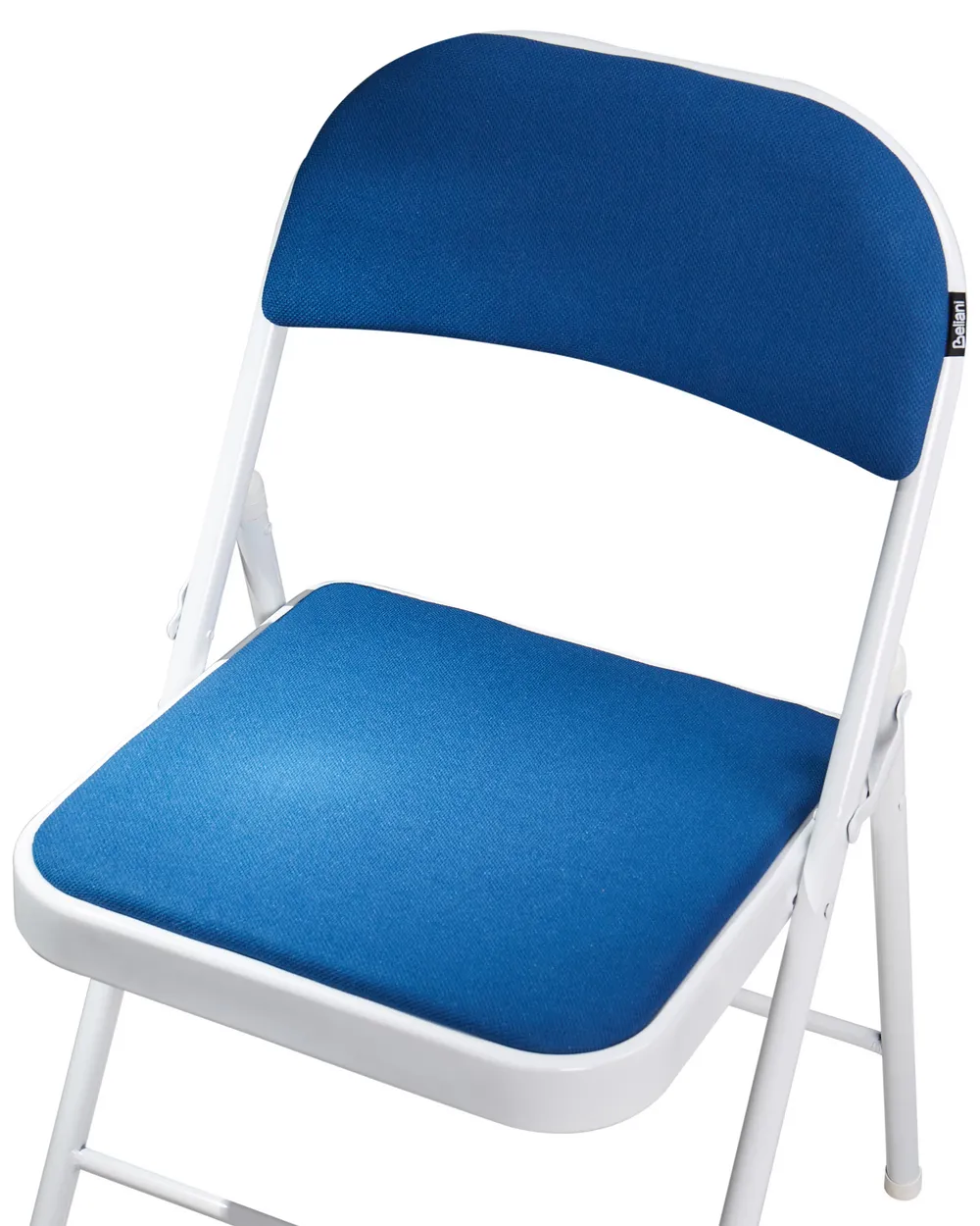 CLP Eetkamerstoel Olema zwart Frame - Ribstof - blauw | Leen Bakker
