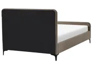 Bed Boucle LUNAN 120 x 200 cm (EU Small Double) Taupe_1025561