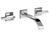 Wall Mounted Basin Mixer Tap BERRACO Brass Silver