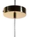 Metal Pendant Lamp Gold TORDINO_684515