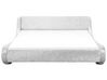 Bed fluweel zilver 180 x 200 cm AVIGNON_735481