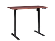 Biurko regulowane elektrycznie TAVARES 120 cm 60 cm Brązowy/ czarny_975759