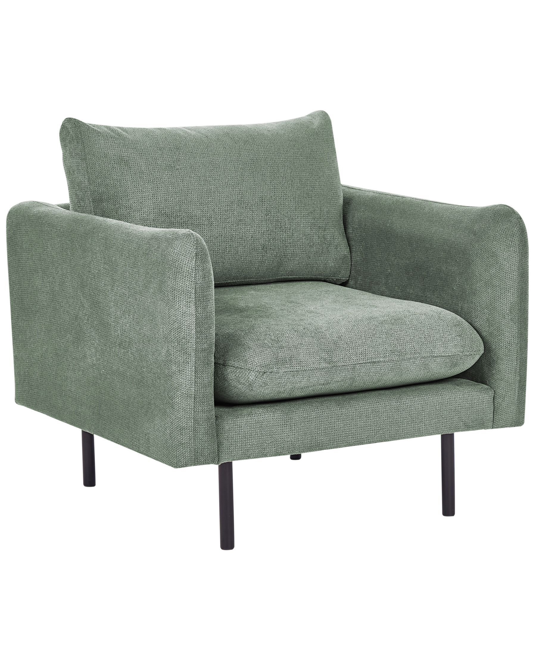 Fauteuil en tissu vert VINTERBRO_906752