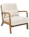Armchair SKOVDE Fabric Light Beige