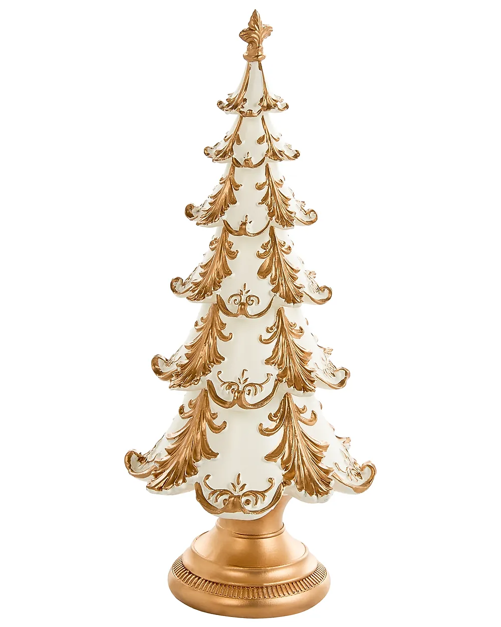 Set di 2 decorazioni natalizie HEISKA 30/42 cm Albero di Natale Oro_1175608