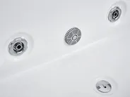Corner Hot Tub with LED VARADERO 1830 x 900 mm White Right Hand_706879