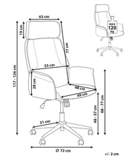 Sedia da ufficio PILOT Beige_834217