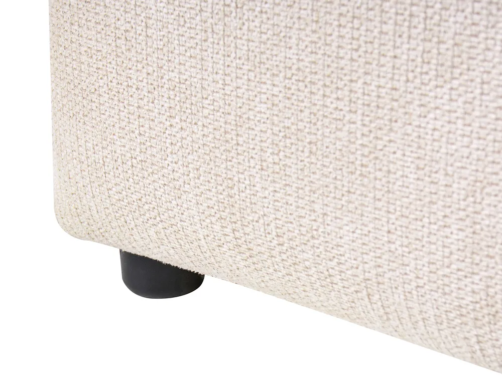 Ottoman Bed NOYON Fabric Light Beige 180 x 200 cm (EU Super King)_1056125
