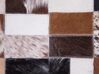 Hnědo-béžový kožený koberec 80x150 cm CESME_211632