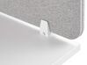 Přepážka na pracovní stůl 130 x 40 cm světle šedá WALLY_800648