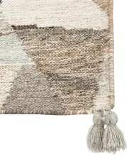 Rug ARGAVAND Beige 160 x 230 cm Kilim Wool_858284