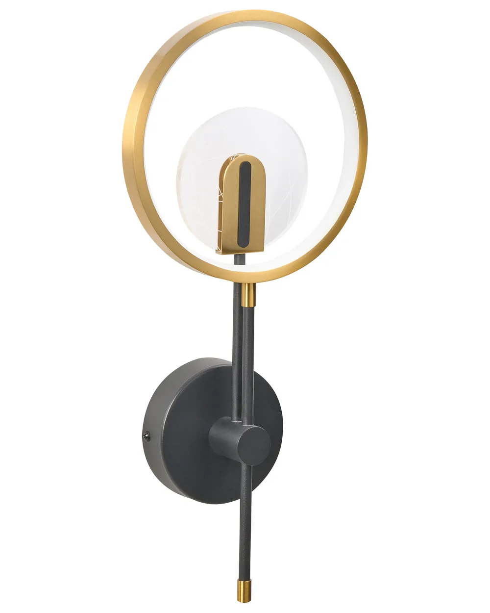 LED Wall Lamp SAMBRE Metal Gold Black