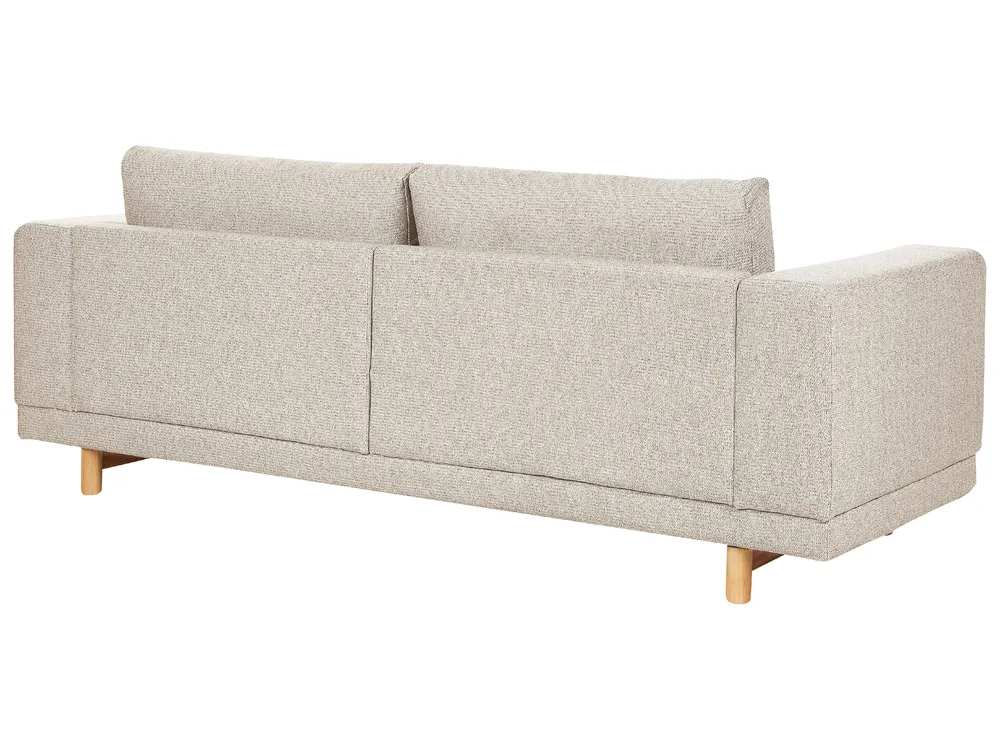 Divano 3 posti NIVALA Tessuto Beige chiaro_874119