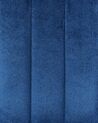 Set di 2 sgabelli da bar velluto blu marino SANILAC_912681