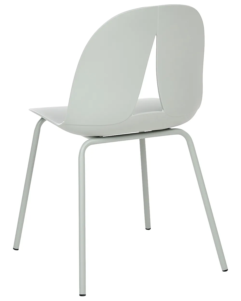 Set of 2 Garden Chairs BOLGHERI Armless Light Green_1183108
